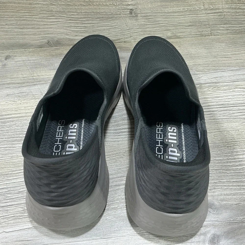 Skechers Shoes Slip ins Go Walk Men's 7 Gray Sneakers Soft Memory Foam 216491